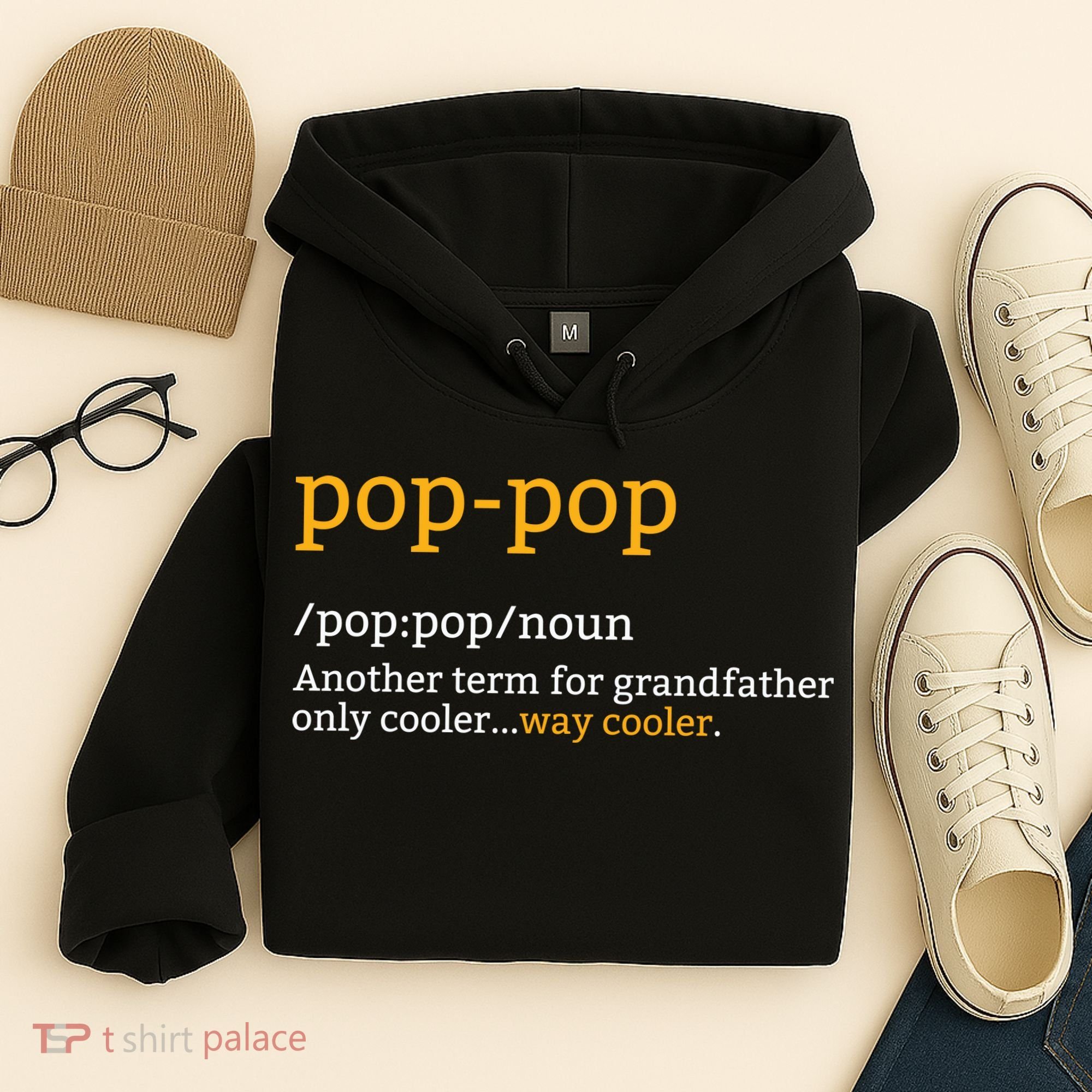 Pop Pop Grandpa Fathers Day Hoodie
