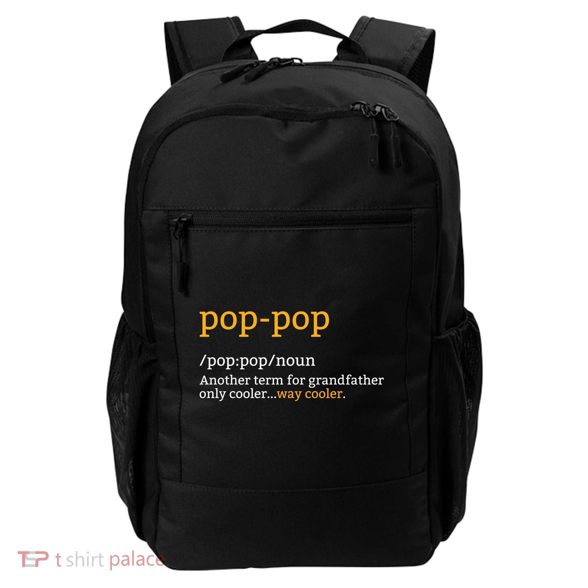 Pop Pop Grandpa Fathers Day Backpack