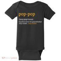 Pop Pop Grandpa Fathers Day Baby Bodysuit thumb 0