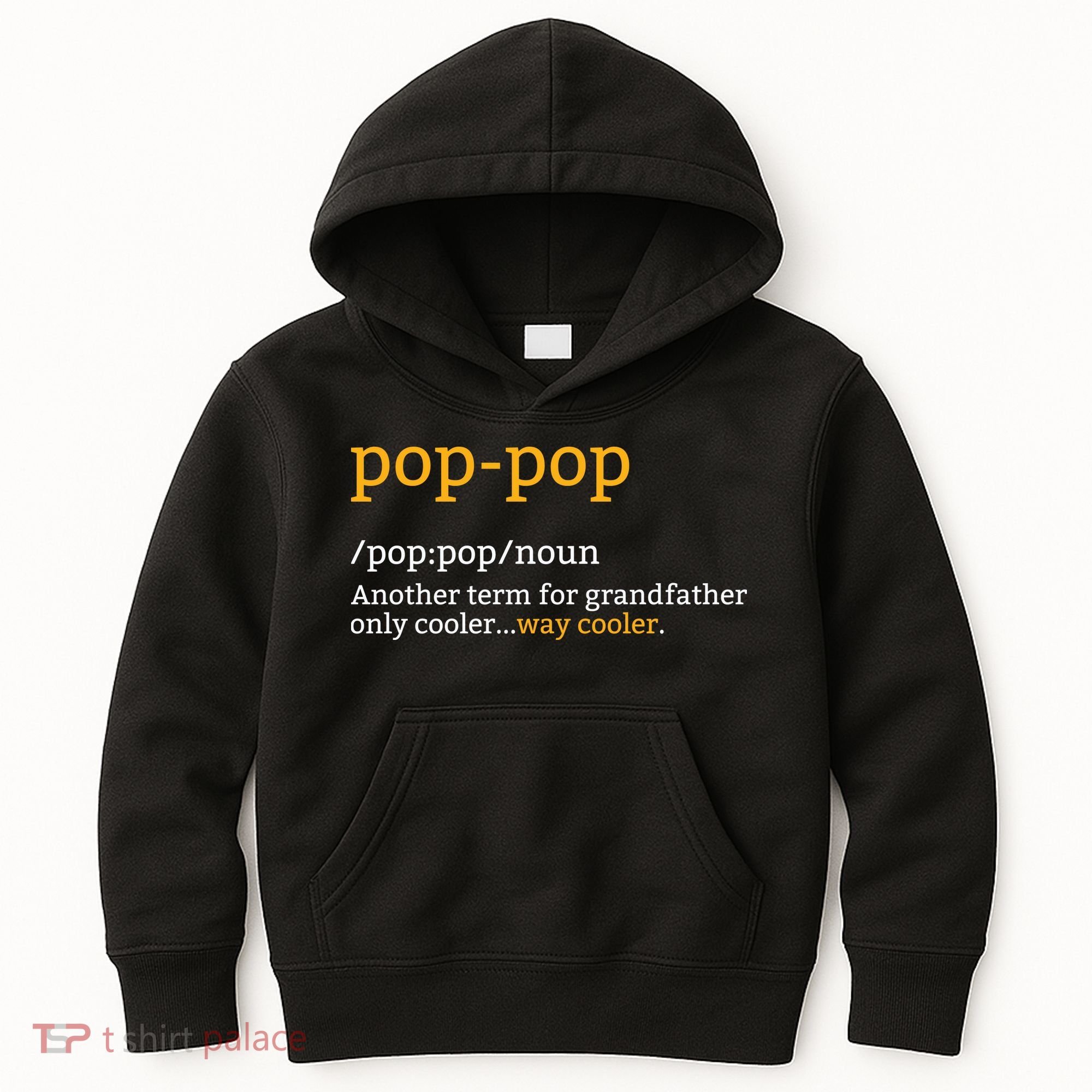 Pop Pop Grandpa Fathers Day Kids Hoodie