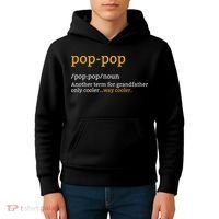 Pop Pop Grandpa Fathers Day Kids Hoodie thumb 4