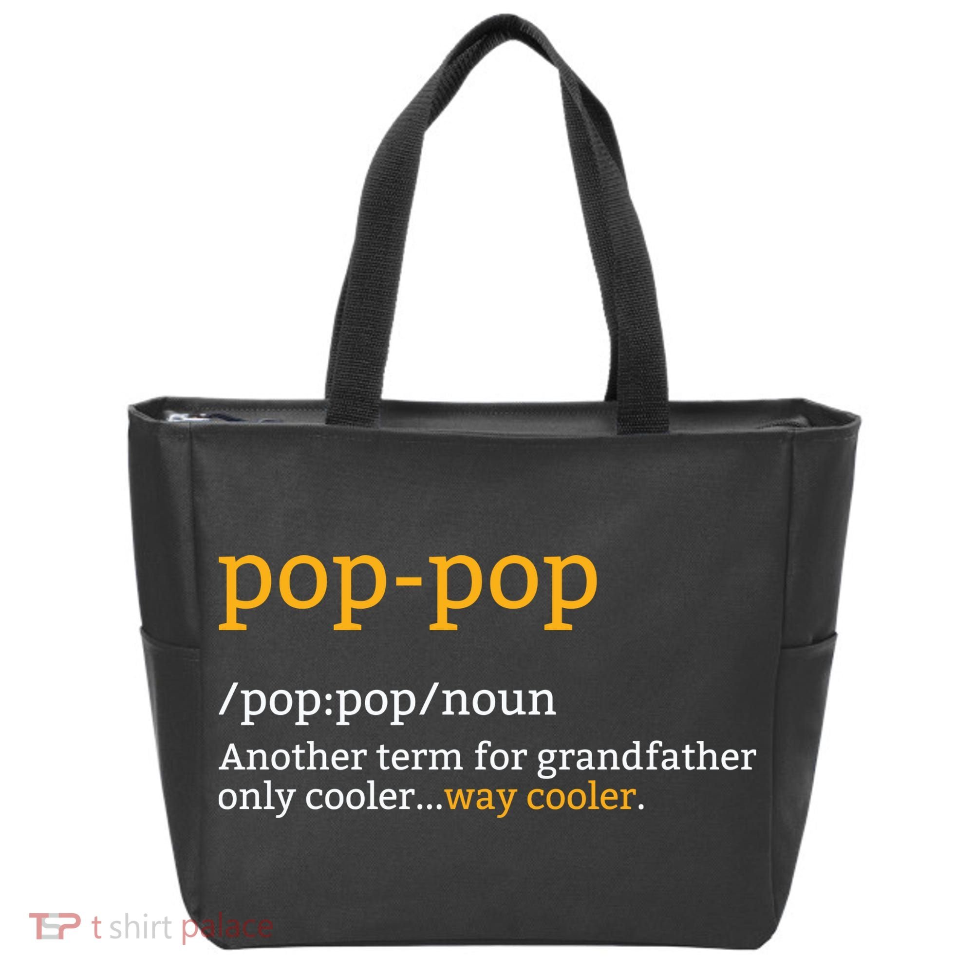 Pop Pop Grandpa Fathers Day Tote Bag