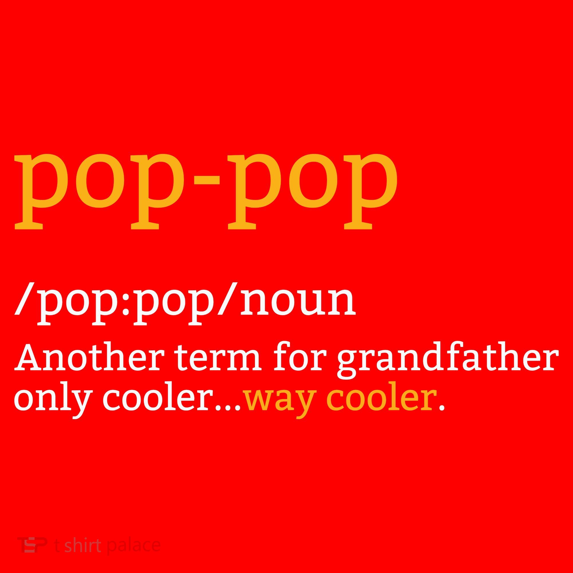 Pop Pop Grandpa Fathers Day Santa Hat