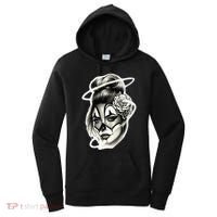Payasa Pretty Girl X Chicano Clown Girl X Rose Blackwork Women's Hoodie thumb 0