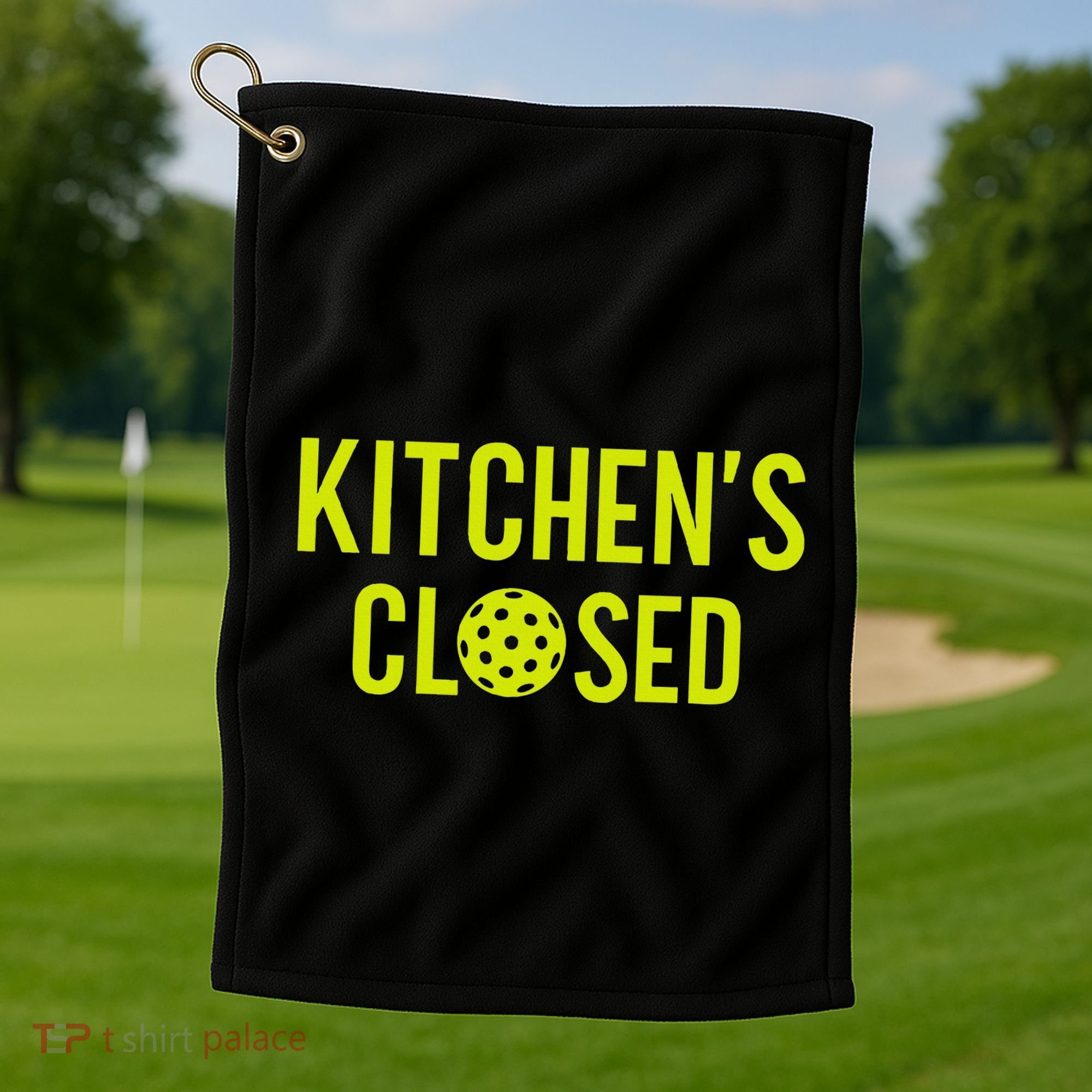 Pickleball Player Gifts Dad Team Pickle Ball Day Golf Towel