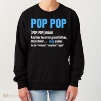 Pop Pop Grandpa Fathers Day PopPop Women's Sweatshirt thumb 0