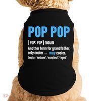 Pop Pop Grandpa Fathers Day PopPop Doggie Tank thumb 0