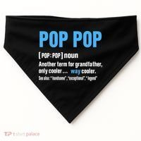 Pop Pop Grandpa Fathers Day PopPop USA-Made Doggie Bandana thumb 0
