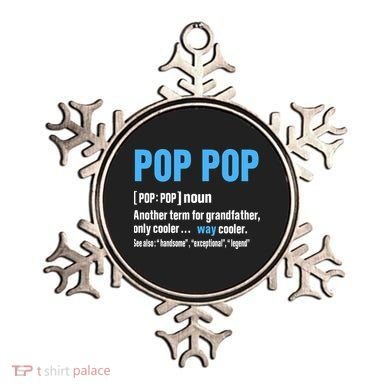 Pop Pop Grandpa Fathers Day PopPop Ornament