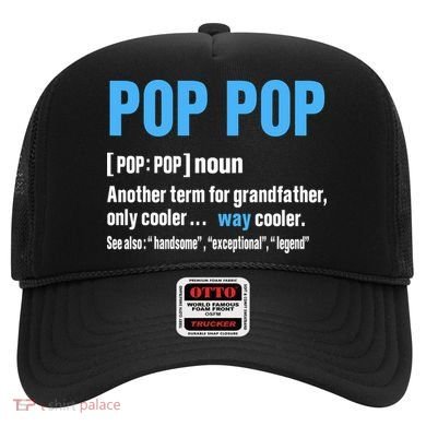 Pop Pop Grandpa Fathers Day PopPop Hat