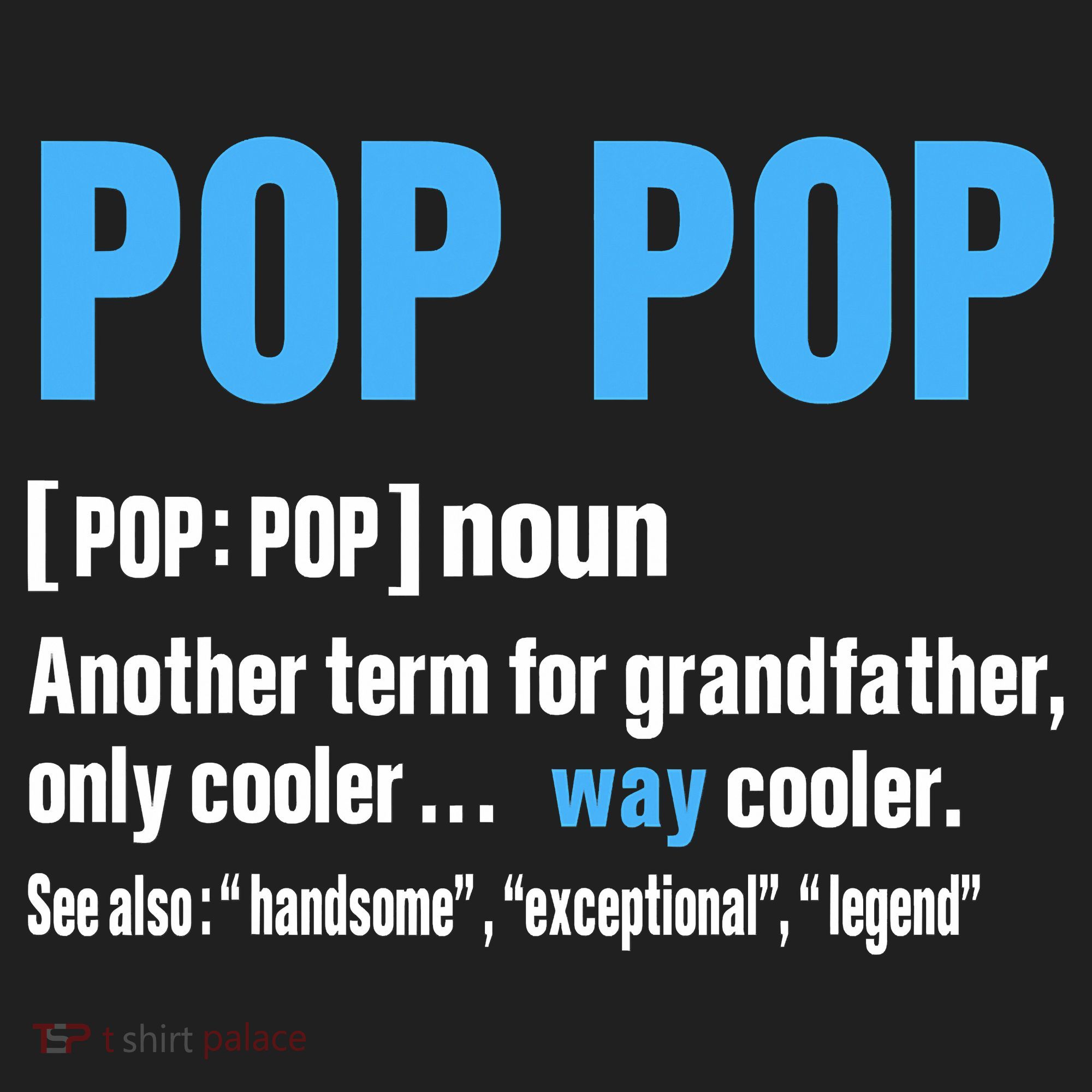 Pop Pop Grandpa Fathers Day PopPop Hat