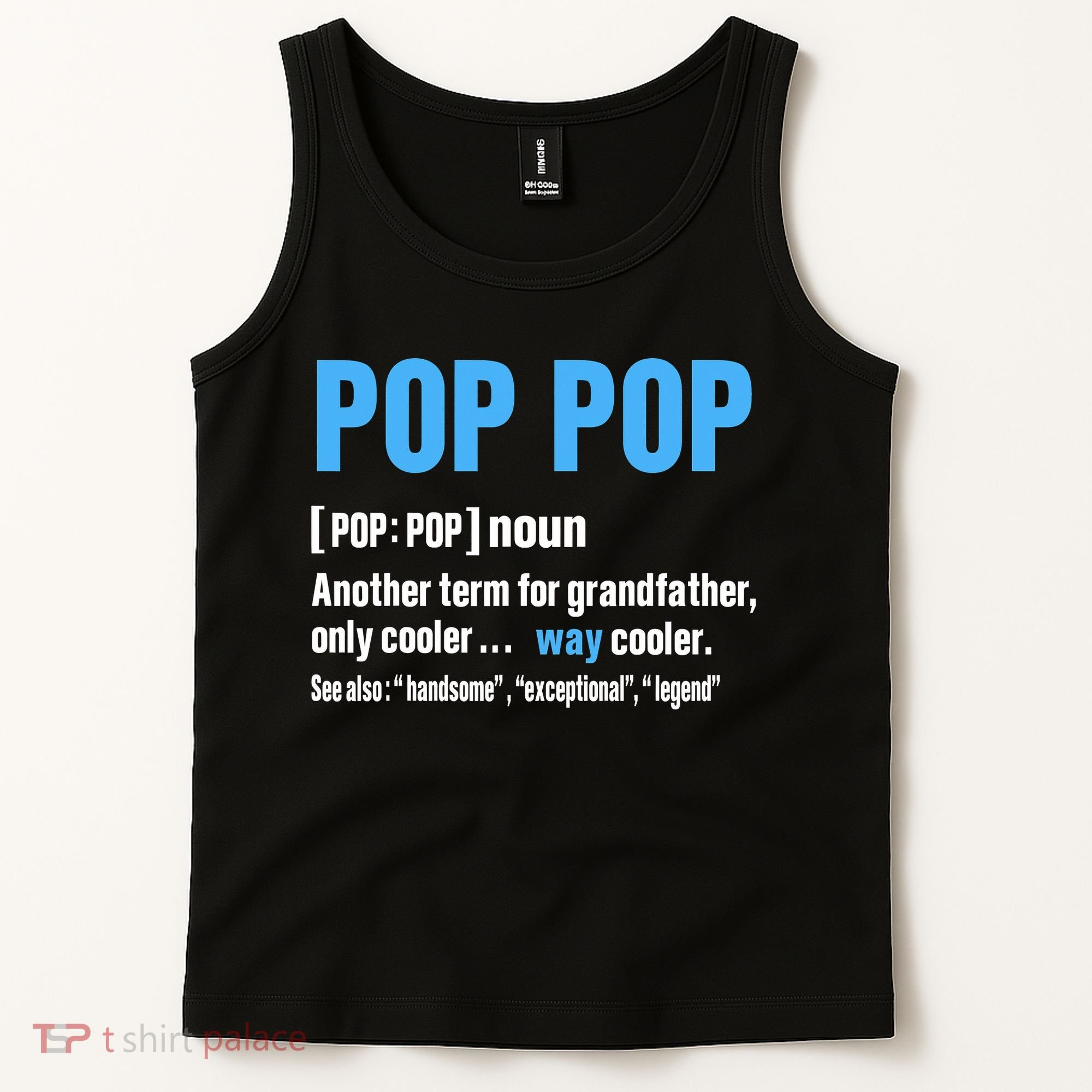 Pop Pop Grandpa Fathers Day PopPop Tank Top