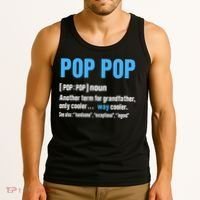 Pop Pop Grandpa Fathers Day PopPop Tank Top thumb 3