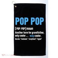 Pop Pop Grandpa Fathers Day PopPop Golf Towel thumb 0