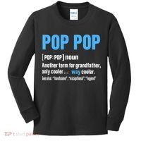 Pop Pop Grandpa Fathers Day PopPop Kids Long Sleeve Shirt thumb 0