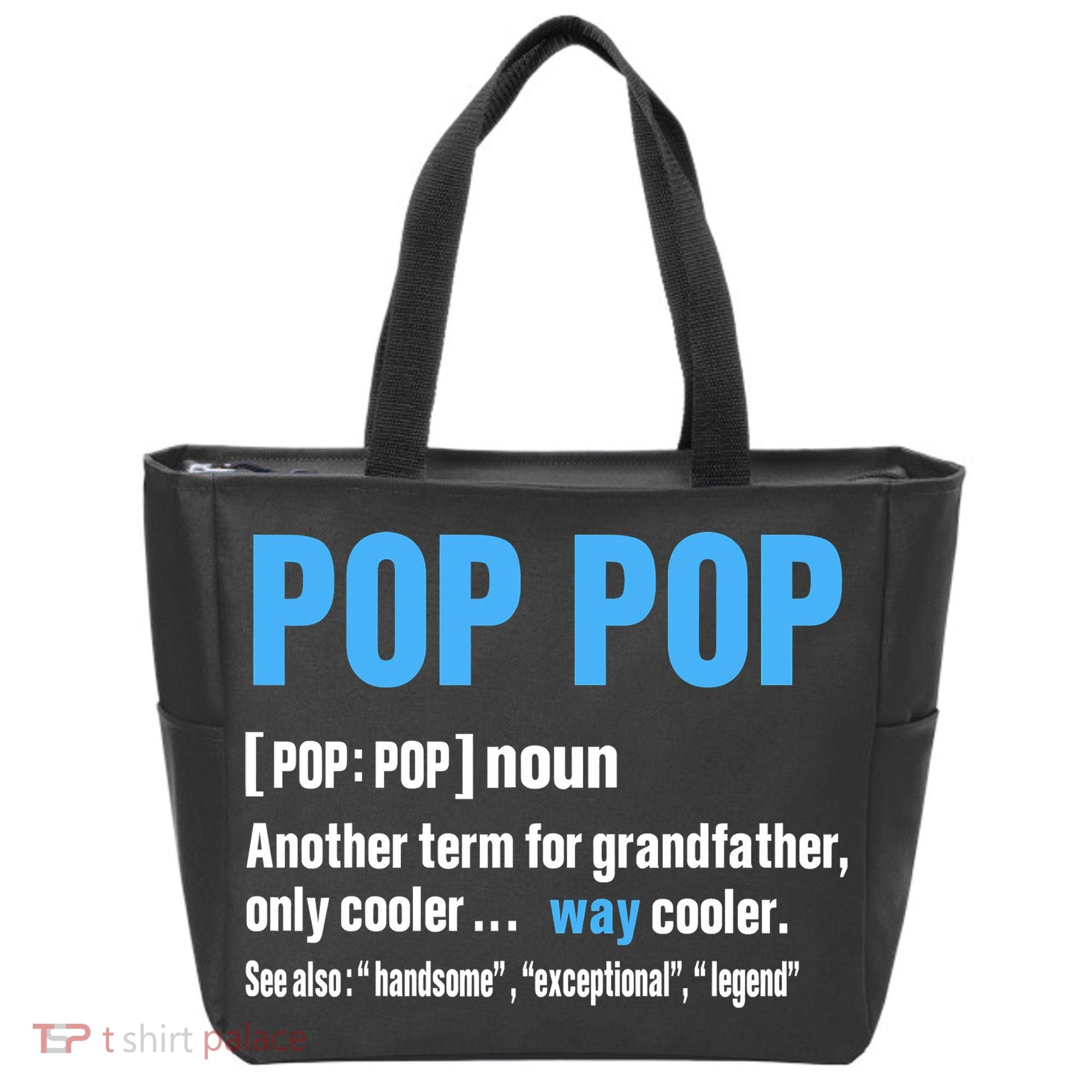 Pop Pop Grandpa Fathers Day PopPop Tote Bag