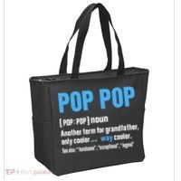 Pop Pop Grandpa Fathers Day PopPop Tote Bag thumb 2