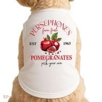 PersephoneS Pomegranates Greek Mythology Doggie Tank thumb 0