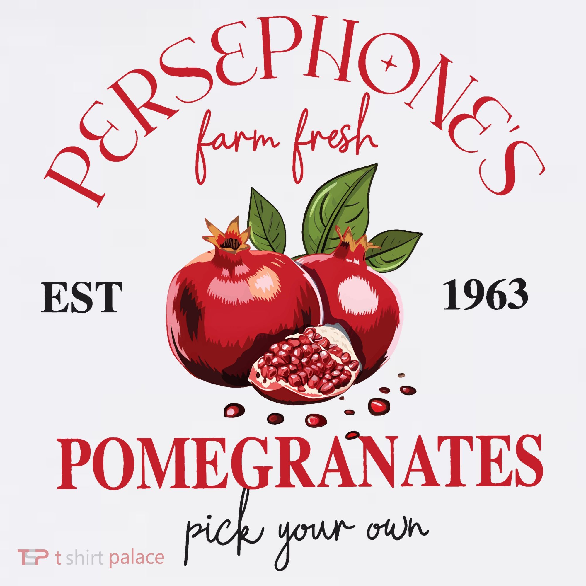 PersephoneS Pomegranates Greek Mythology T-Shirt