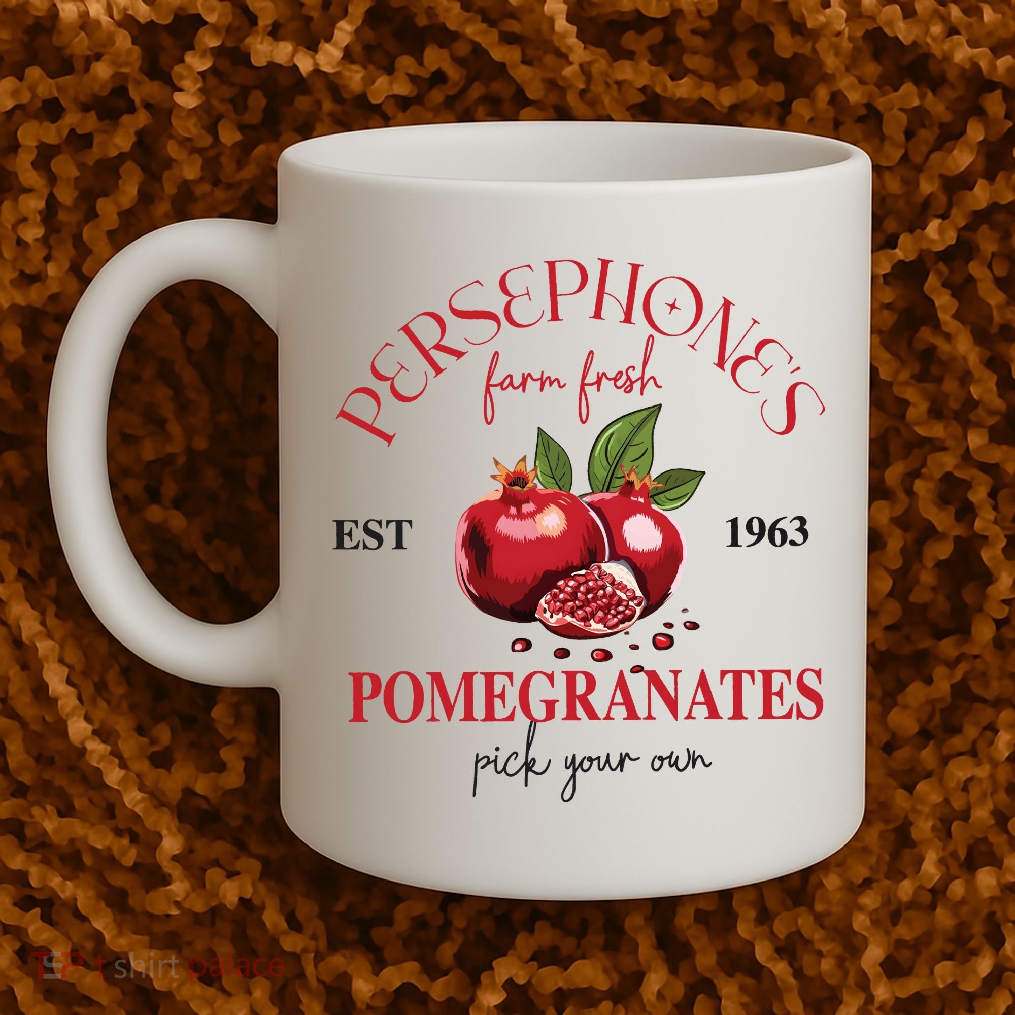 PersephoneS Pomegranates Greek Mythology Coffee Mug