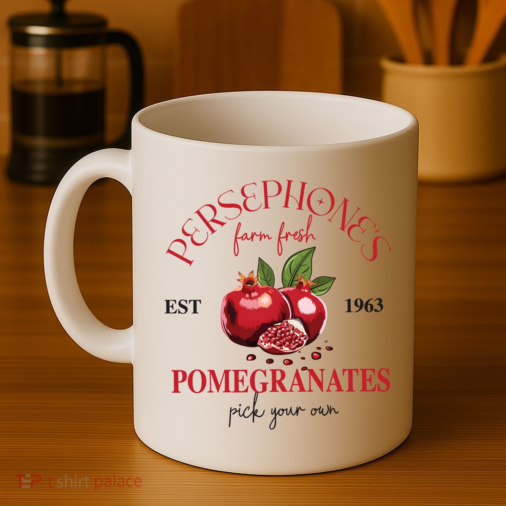 PersephoneS Pomegranates Greek Mythology Coffee Mug