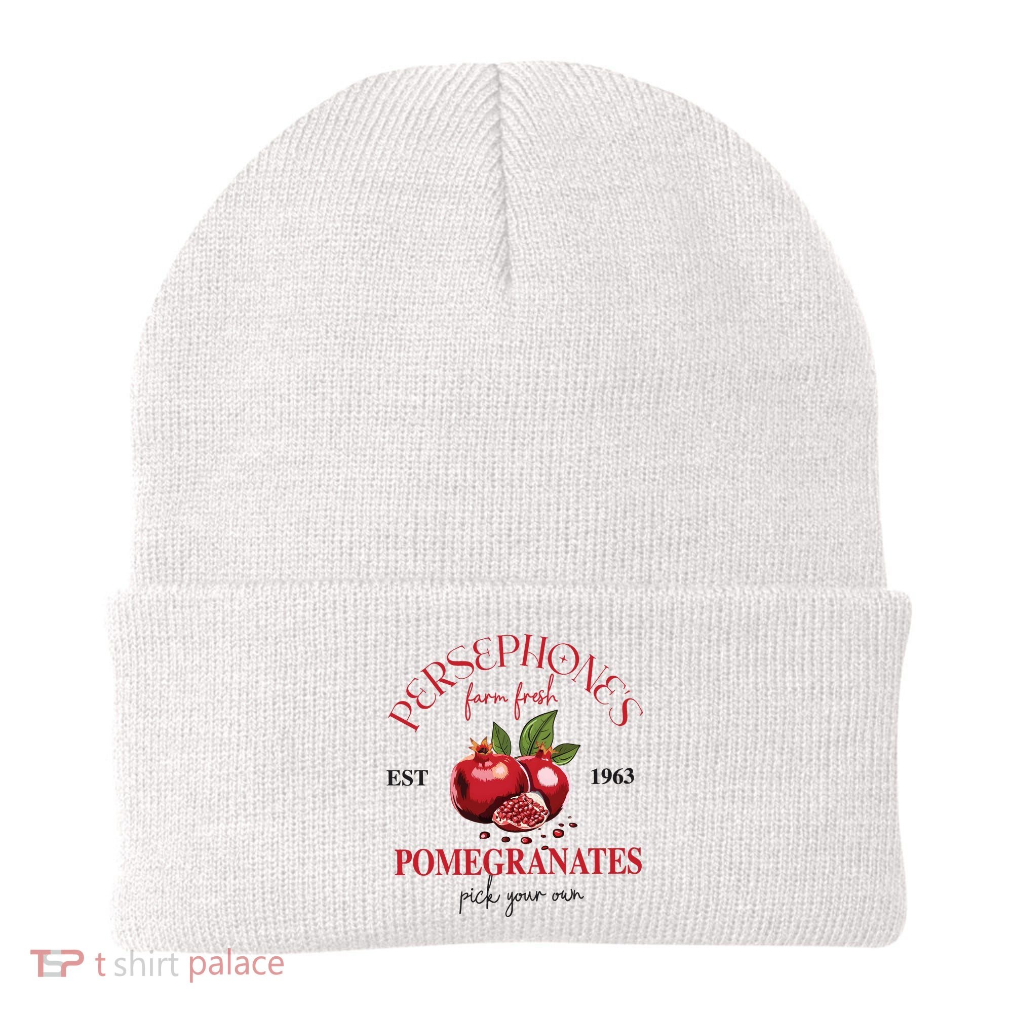 PersephoneS Pomegranates Greek Mythology Beanie