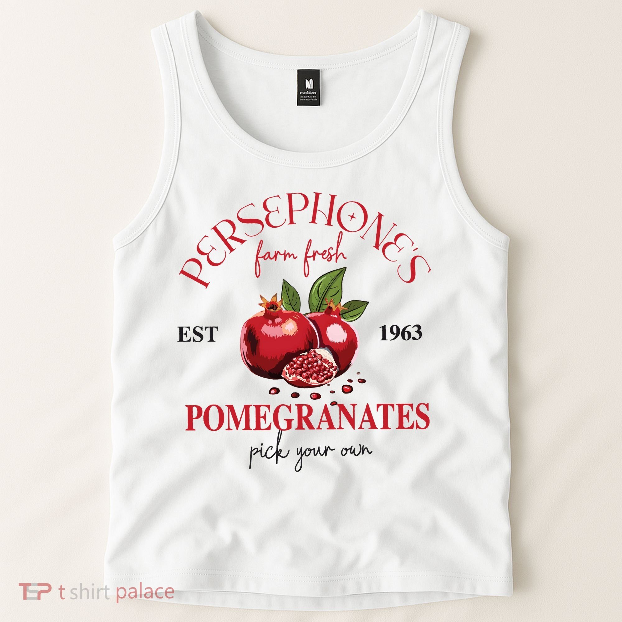 PersephoneS Pomegranates Greek Mythology Tank Top