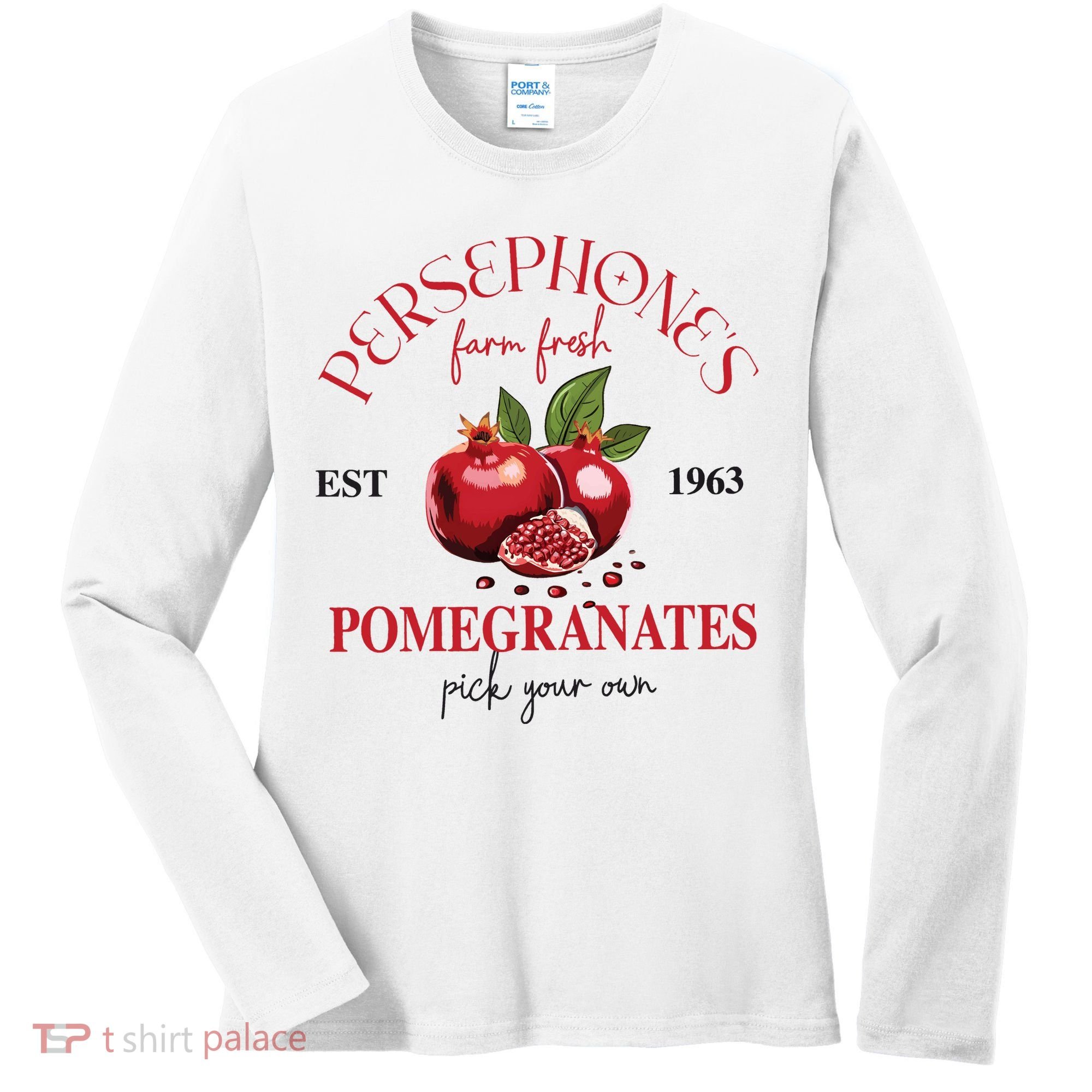 PersephoneS Pomegranates Greek Mythology Women's Long Sleeve Shirt
