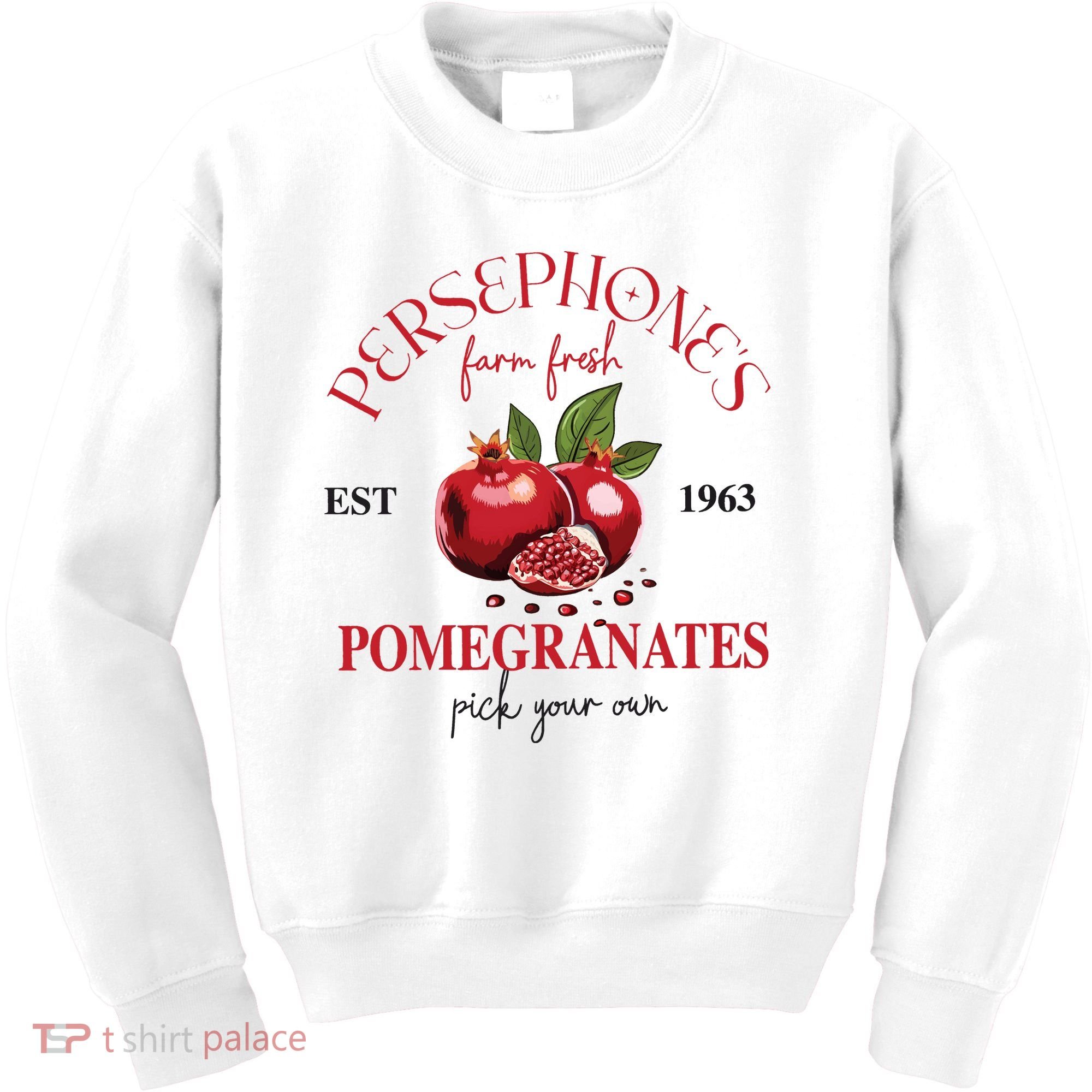 PersephoneS Pomegranates Greek Mythology Kids Sweatshirt