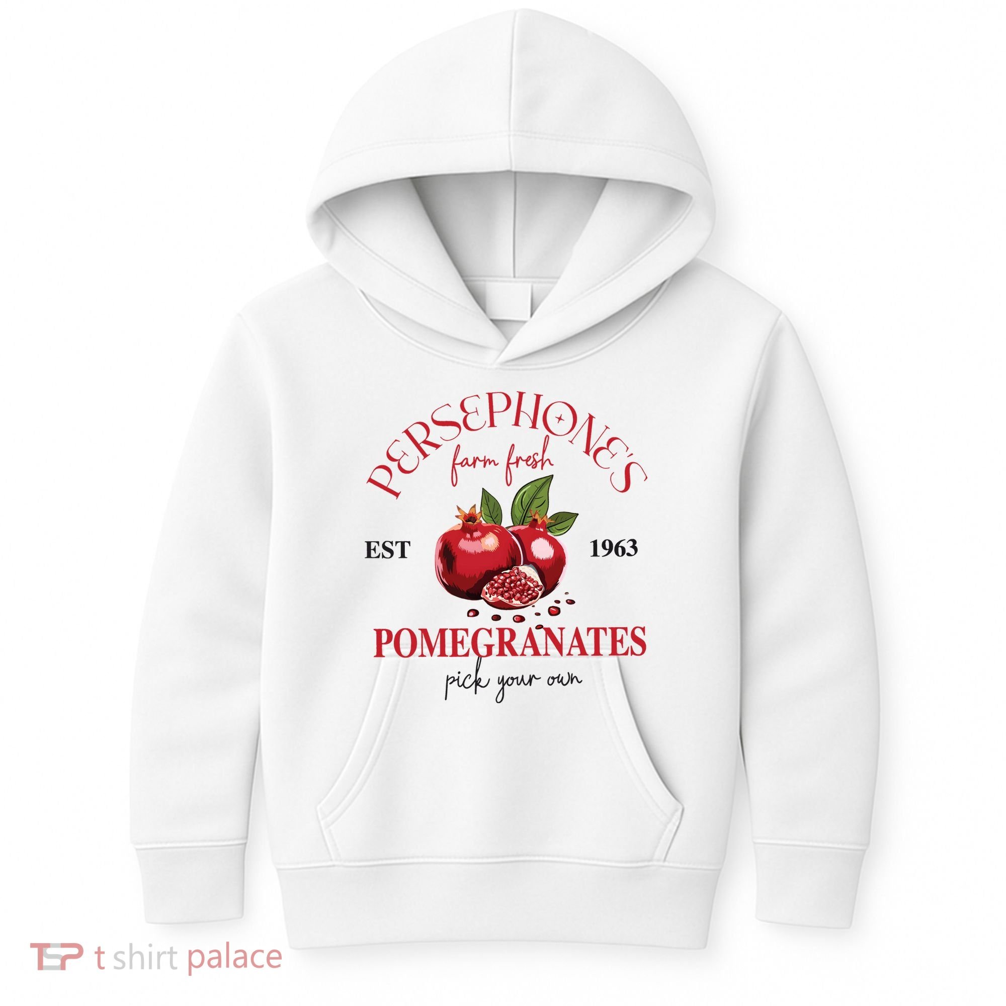 PersephoneS Pomegranates Greek Mythology Kids Hoodie