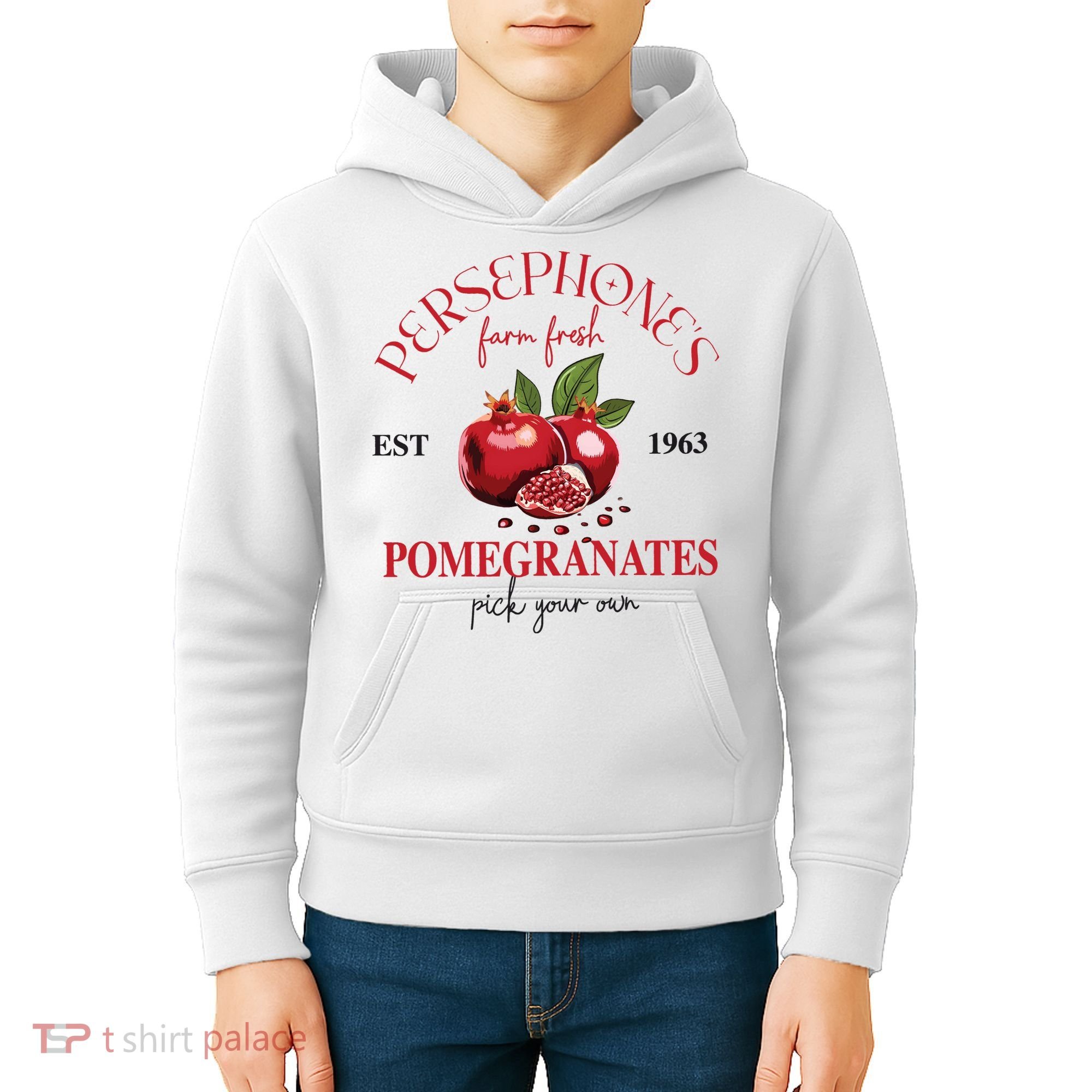 PersephoneS Pomegranates Greek Mythology Kids Hoodie