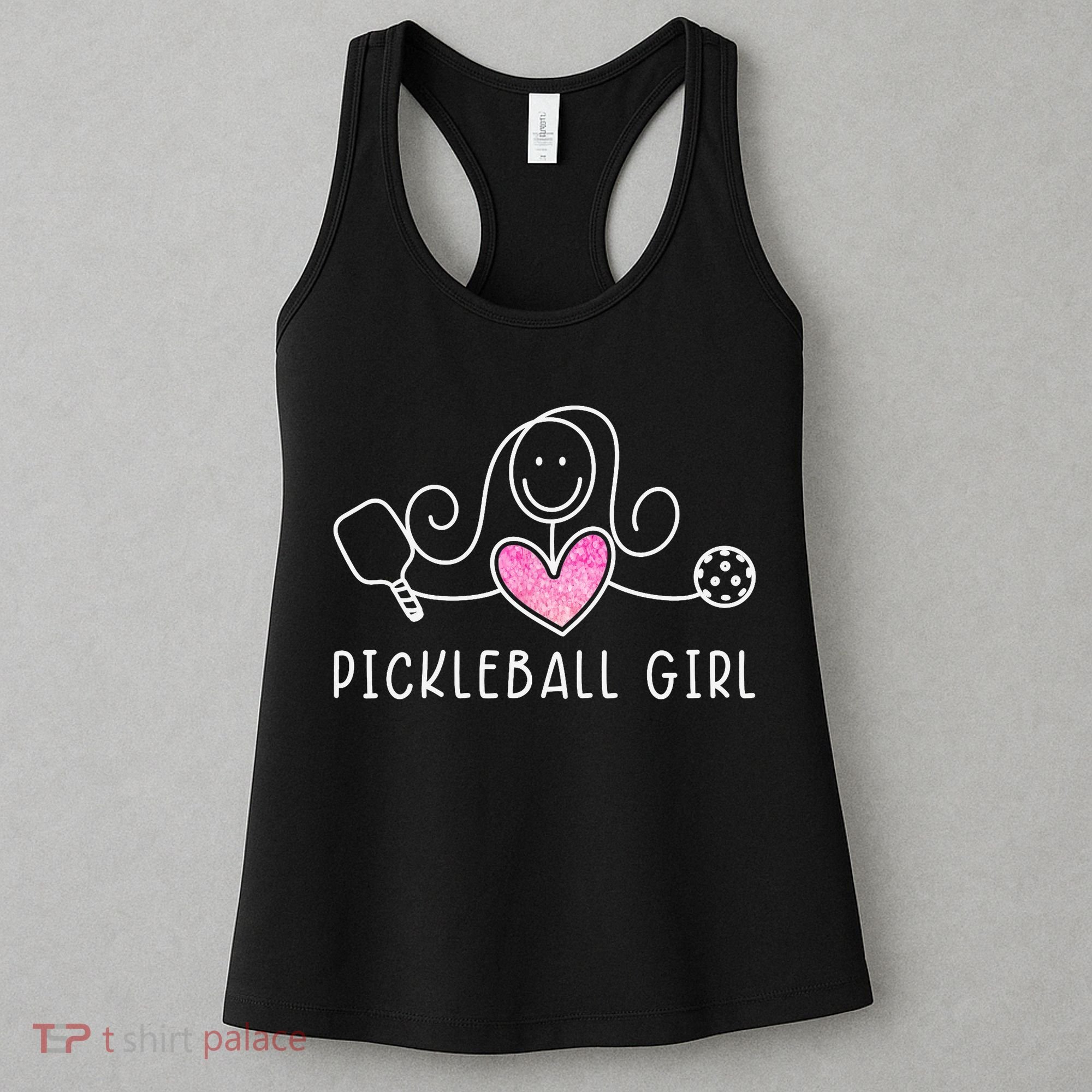 Pickleball, Pickleball Girl Tee, Pickleball Lover Women's Tank Top