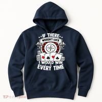 Poker Player Gambler Royal Flush Jackpot Pik Pot Bluffing Hoodie thumb 0
