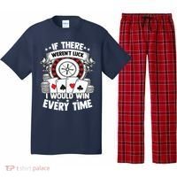 Poker Player Gambler Royal Flush Jackpot Pik Pot Bluffing Pajama Set thumb 0