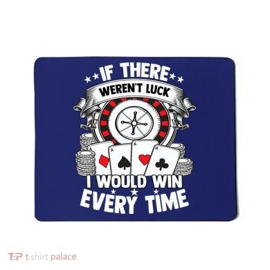 Poker Player Gambler Royal Flush Jackpot Pik Pot Bluffing Mousepad