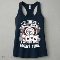 Poker Player Gambler Royal Flush Jackpot Pik Pot Bluffing Women's Tank Top thumb 3