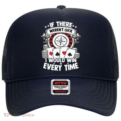 Poker Player Gambler Royal Flush Jackpot Pik Pot Bluffing Hat