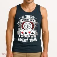 Poker Player Gambler Royal Flush Jackpot Pik Pot Bluffing Tank Top thumb 3