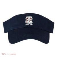 Poker Player Gambler Royal Flush Jackpot Pik Pot Bluffing Visor thumb 0