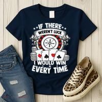 Poker Player Gambler Royal Flush Jackpot Pik Pot Bluffing Women's T-Shirt thumb 3