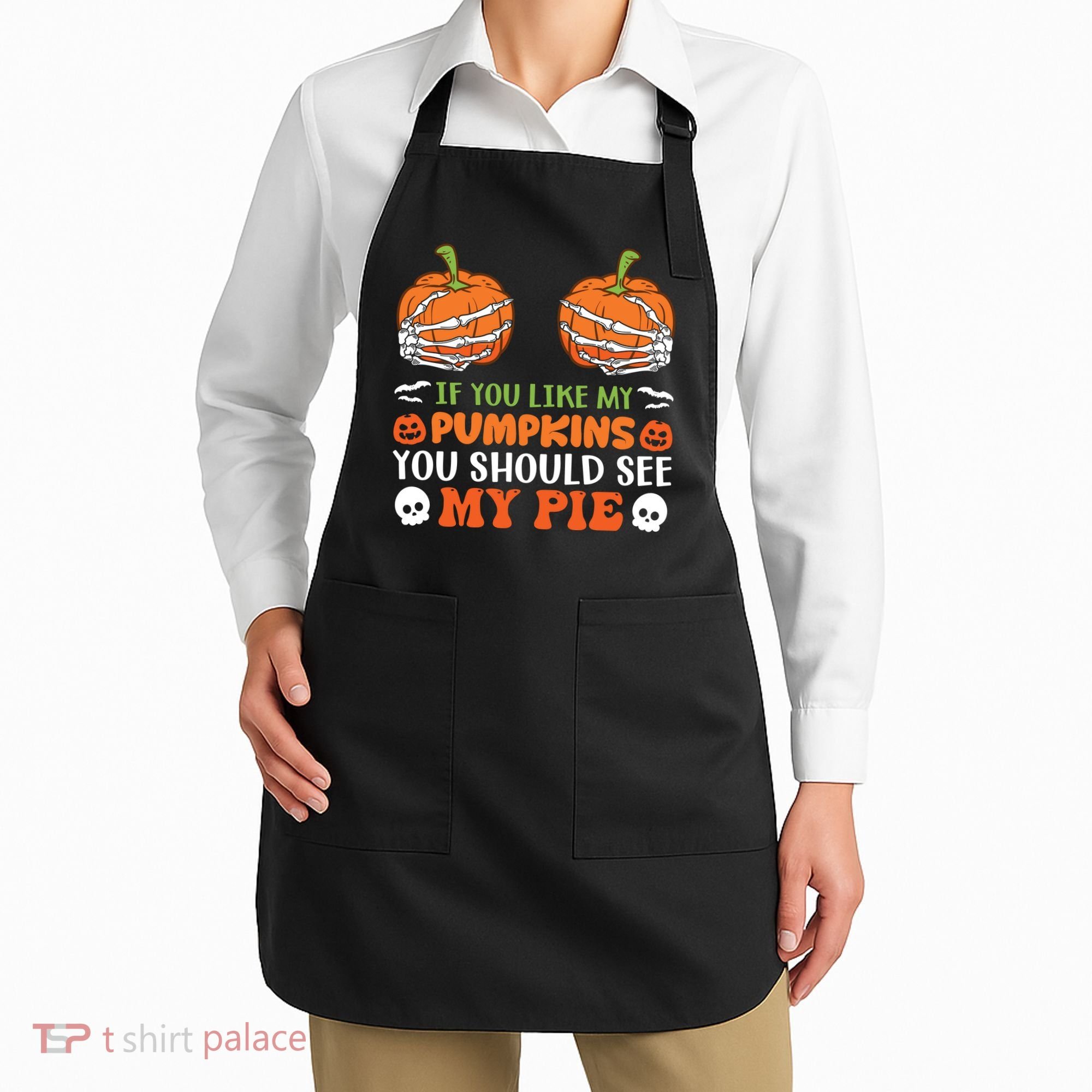 Pumpkin Pie Halloween Apron