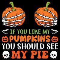 Pumpkin Pie Halloween Backpack thumb 2