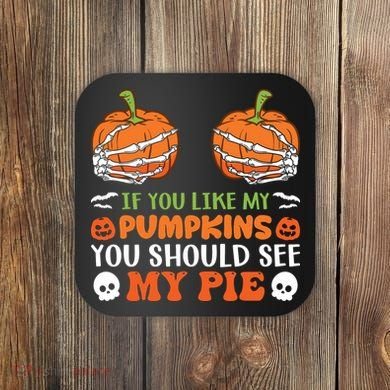 Pumpkin Pie Halloween Coaster