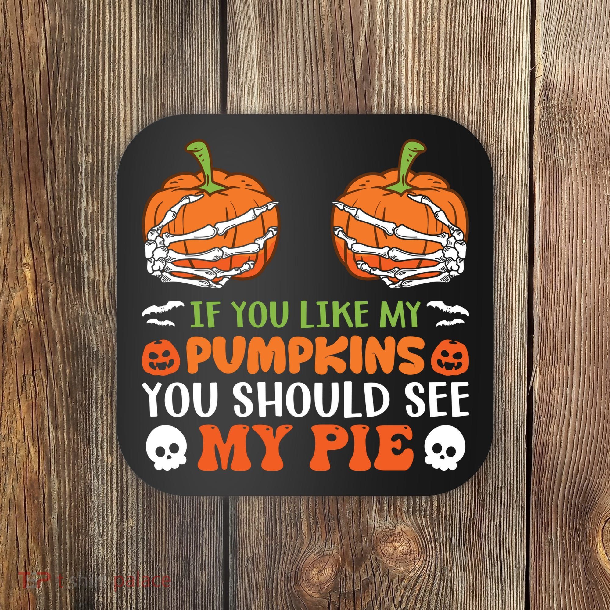 Pumpkin Pie Halloween Coaster