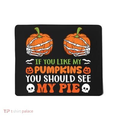 Pumpkin Pie Halloween Mousepad