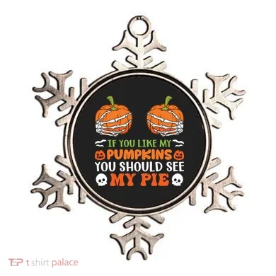 Pumpkin Pie Halloween Ornament
