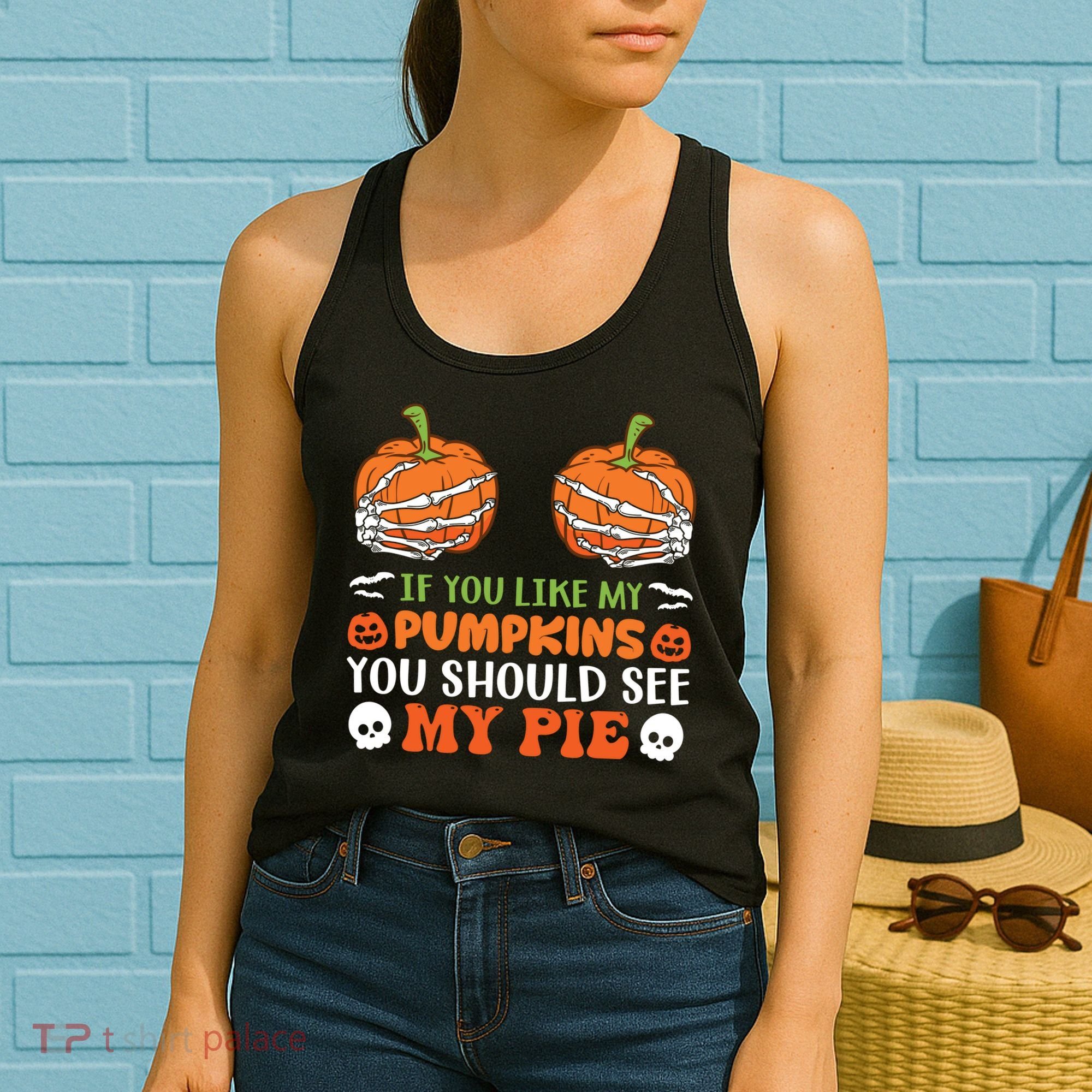 Pumpkin Pie Halloween Women's Tank Top