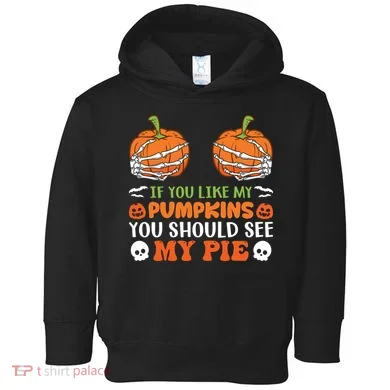 Pumpkin Pie Halloween Toddler Hoodie