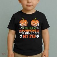 Pumpkin Pie Halloween Toddler T-Shirt thumb 2