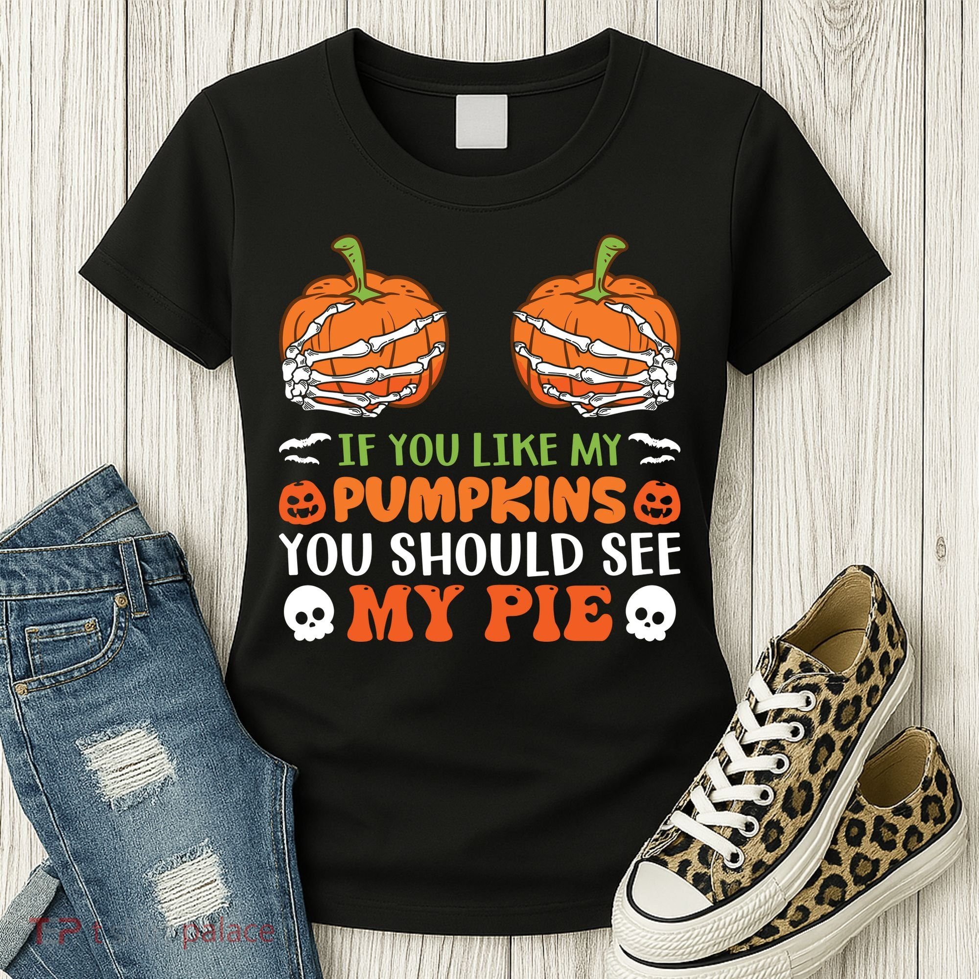 Pumpkin Pie Halloween Women's T-Shirt